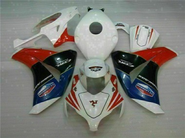 Rojo Blanco Moto Plástico CBR 1000 RR 08-11