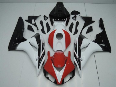 Rojo Blanco Negro ABS Kits Carenado Moto CBR 1000 RR 06-07