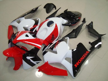 Rojo Blanco Negro Kit Carenado Inyección CBR 600 RR 05-06