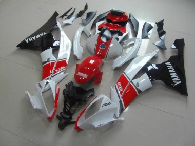 Rojo Blanco Negro Moto Plástico R6 08-16