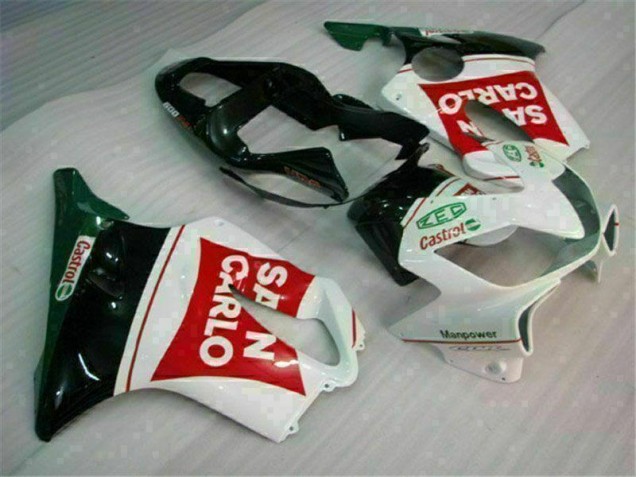 Rojo Blanco Negro San Carlo Carenado Moto CBR 600 F4i 01-03