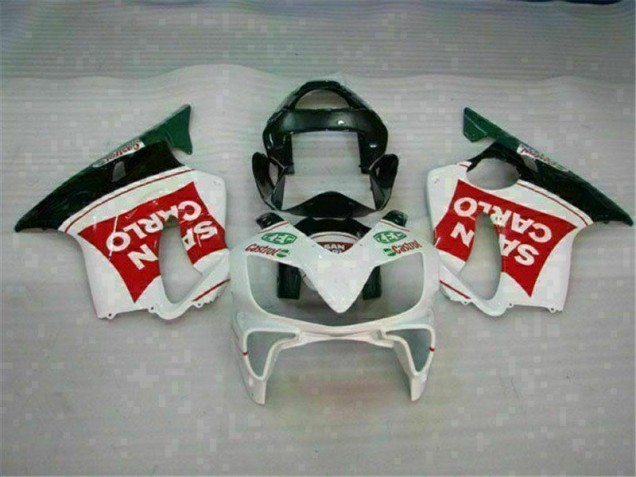 Rojo Blanco Negro San Carlo Carenado Moto CBR 600 F4i 01-03