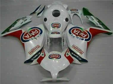Rojo Blanco PATA Kit Carenado Inyección CBR 1000 RR 12-16