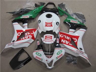 Rojo Blanco San Carlo Carenado Moto CBR 600 RR 07-08