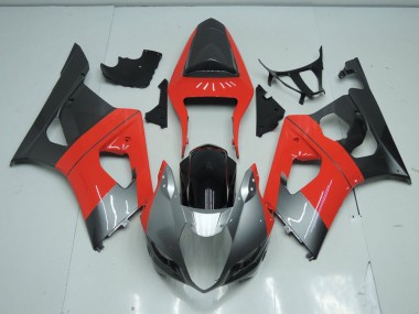 Rojo & Gris Carenado Moto GSXR 1000 K3 03-04
