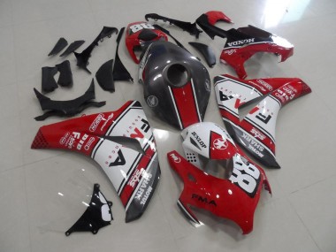 Rojo & Gris Fma Carenado Moto CBR 1000 RR 08-11