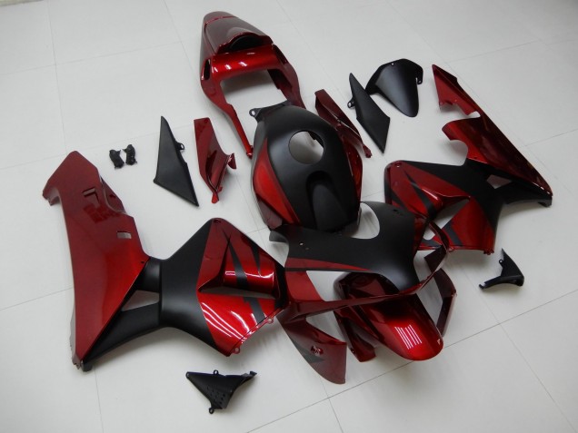Rojo Negro ABS Moto Plástica CBR 600 RR 03-04