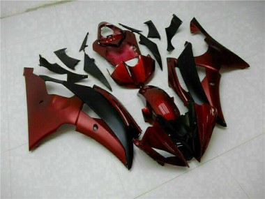 Rojo Negro ABS Moto Plástica R6 08-16