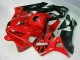 Rojo Negro ABS Moto Plástico CBR 600 RR 03-04 Rojo Negro ABS Moto Plástico CBR 600 RR 03-04