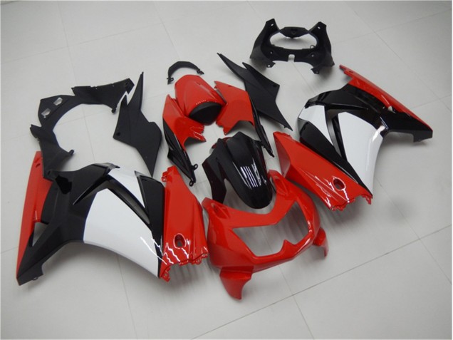 Rojo Negro Blanco Carenado Moto EX250 08-12