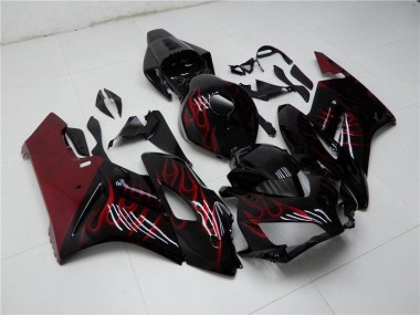 Rojo Negro Carenado Moto & Plástico CBR 1000 RR 04-05