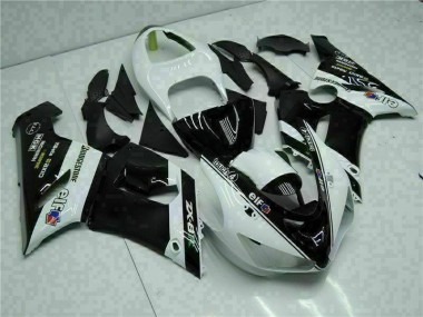 Rojo Negro Carenado Moto & Plástico ZX6R 05-06