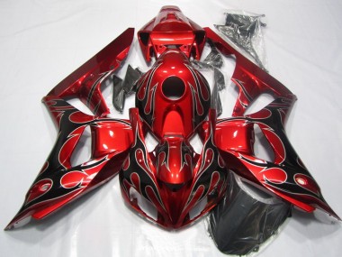Rojo Negro Llama Carrocería Motocicletas CBR 1000 RR 06-07
