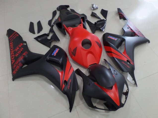 Rojo & Negro Mate Carenado Moto CBR 1000 RR 06-07 Rojo & Negro Mate Carenado Moto CBR 1000 RR 06-07