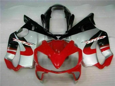Rojo Plata ABS Carenado Motocicleta CBR 600 F4i 04-07