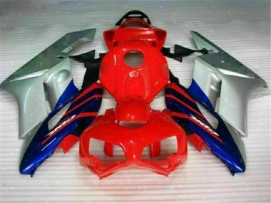 Rojo Plata Azul Carenado Moto CBR 1000 RR 04-05