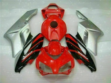 Rojo Plata Carenado Moto CBR 1000 RR 04-05