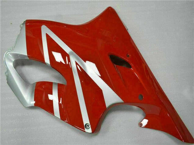 Rojo Plata Kit Completo Carenado Moto CBR 600 F4i 01-03 Rojo Plata Kit Completo Carenado Moto CBR 600 F4i 01-03