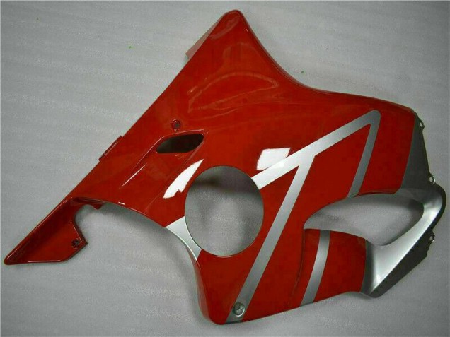 Rojo Plata Kit Completo Carenado Moto CBR 600 F4i 01-03 Rojo Plata Kit Completo Carenado Moto CBR 600 F4i 01-03
