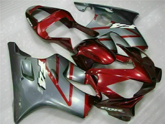 Rojo Plata Kits Completo Carenado Moto ABS CBR 600 F4i 01-03 Rojo Plata Kits Completo Carenado Moto ABS CBR 600 F4i 01-03