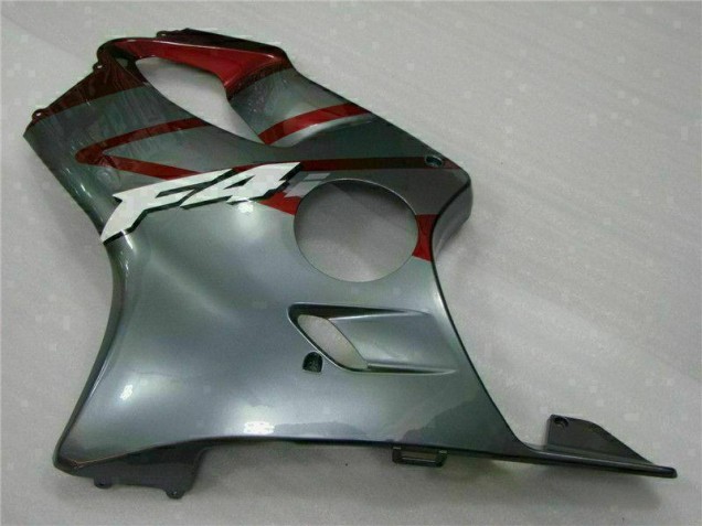 Rojo Plata Kits Completo Carenado Moto ABS CBR 600 F4i 01-03 Rojo Plata Kits Completo Carenado Moto ABS CBR 600 F4i 01-03