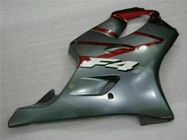 Rojo Plata Kits Completo Carenado Moto ABS CBR 600 F4i 01-03 Rojo Plata Kits Completo Carenado Moto ABS CBR 600 F4i 01-03