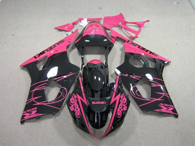 Rosa Negro Carenado Moto GSXR 1000 K3 03-04 Rosa Negro Carenado Moto GSXR 1000 K3 03-04