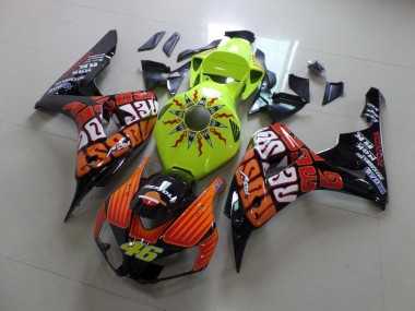 Rossi Fluro Verde Carenado Moto CBR 1000 RR 06-07