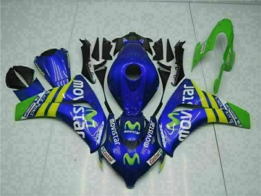 Verde Azul Carenado Moto CBR 1000 RR 08-11
