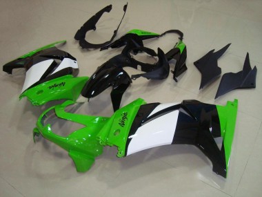 Verde Blanco Negro Plástico Moto ZX 250R 08-12