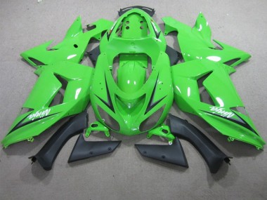 Verde Carenado Moto ZX6R 13-18