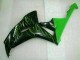 Verde Llama Negro Carenado Moto CBR 1000 RR 06-07 Verde Llama Negro Carenado Moto CBR 1000 RR 06-07