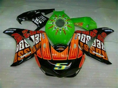 Verde Naranja Carenado Moto CBR 1000 RR 08-11