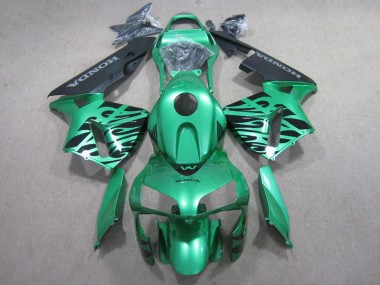 Verde Negro Carenado Moto CBR 600 RR 07-08