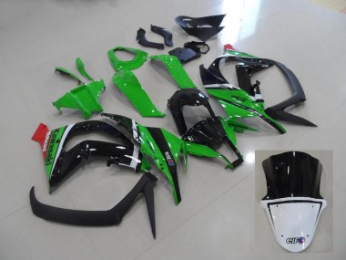 Verde & Negro Kit ABS Carenado Motocicleta ZX10R 11-15