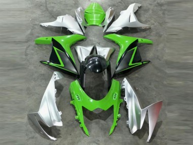 Verde Plata Kits Carenado Moto GSXR 600 / 750 K11 11-21