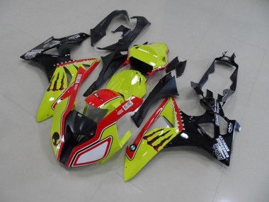 Verde Rojo Monster Carenado Moto S1000RR 09-14